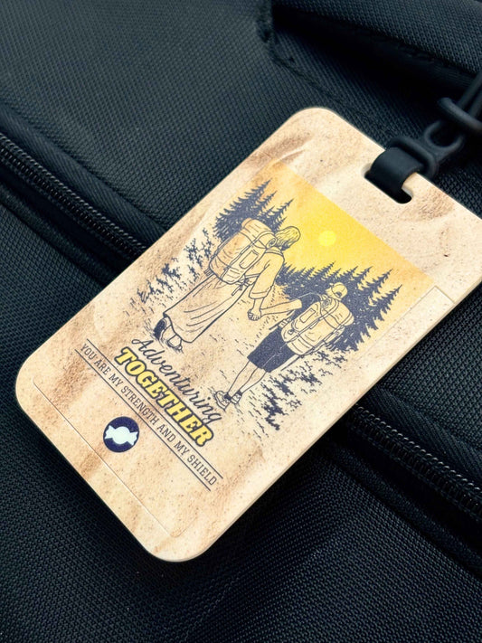 Adventuring Together Edition · Luggage Tag | Khaki