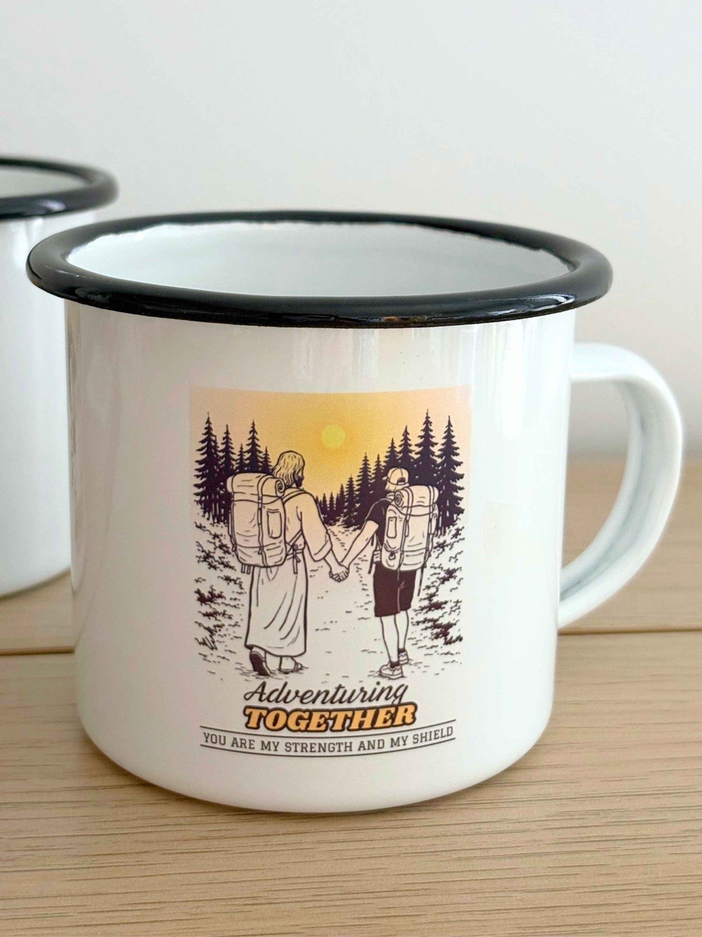 「與主偕行 Adventuring Together」系列 ‧ 搪瓷露營杯