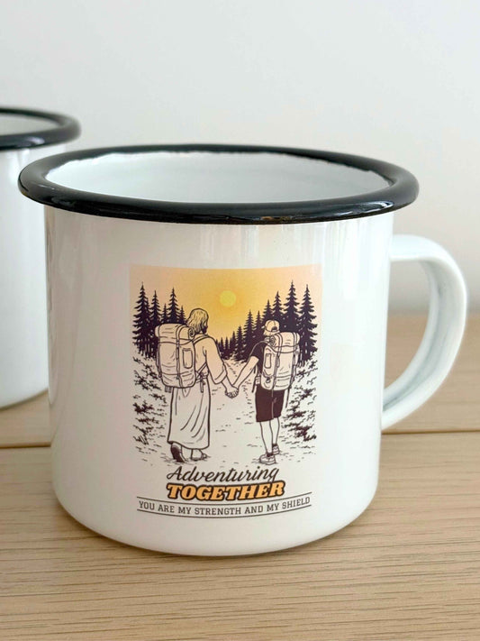 「與主偕行 Adventuring Together」系列 ‧ 搪瓷露營杯