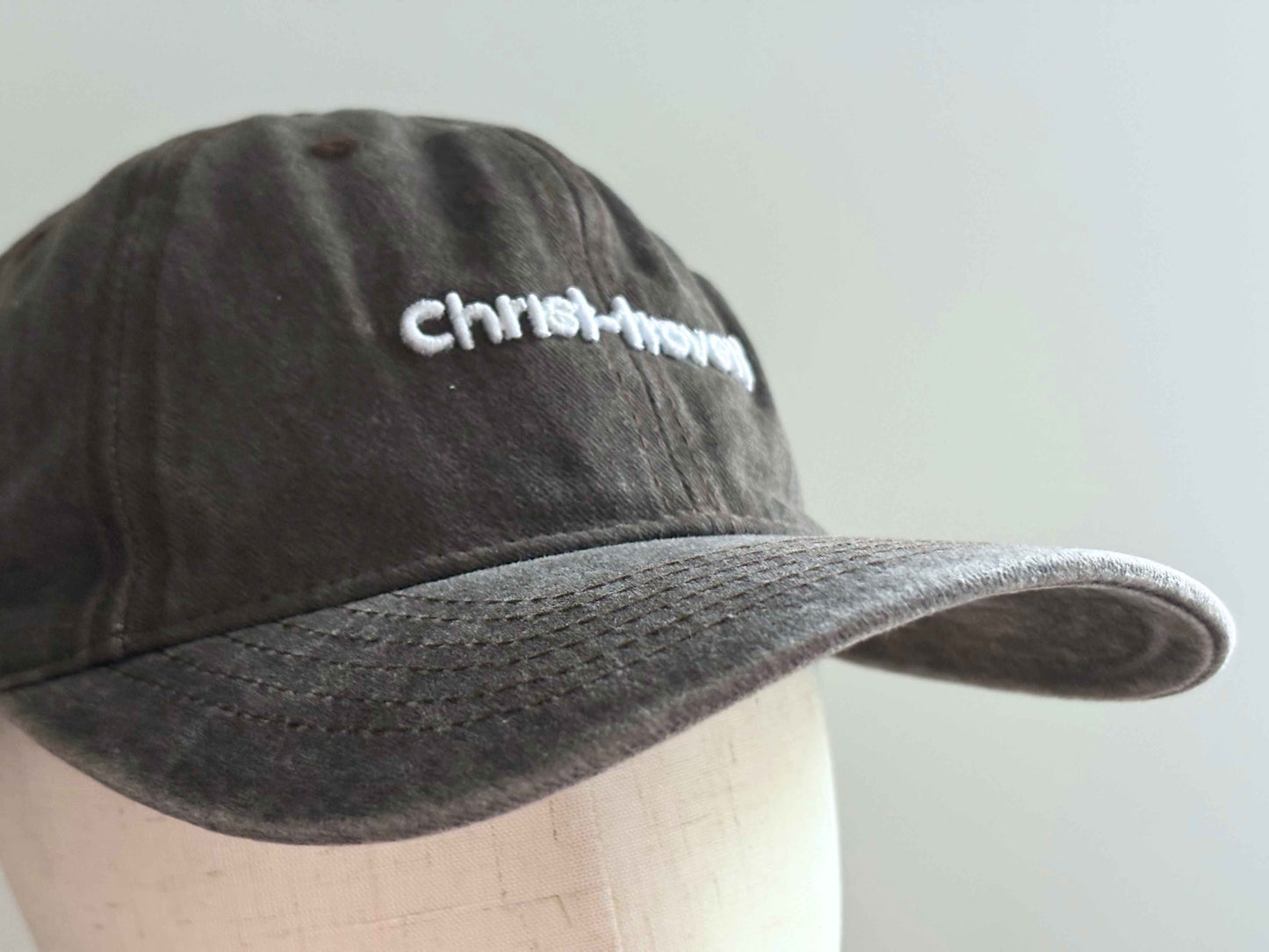 Christ-trovert Edition · Cotton Washed Denim Baseball Cap