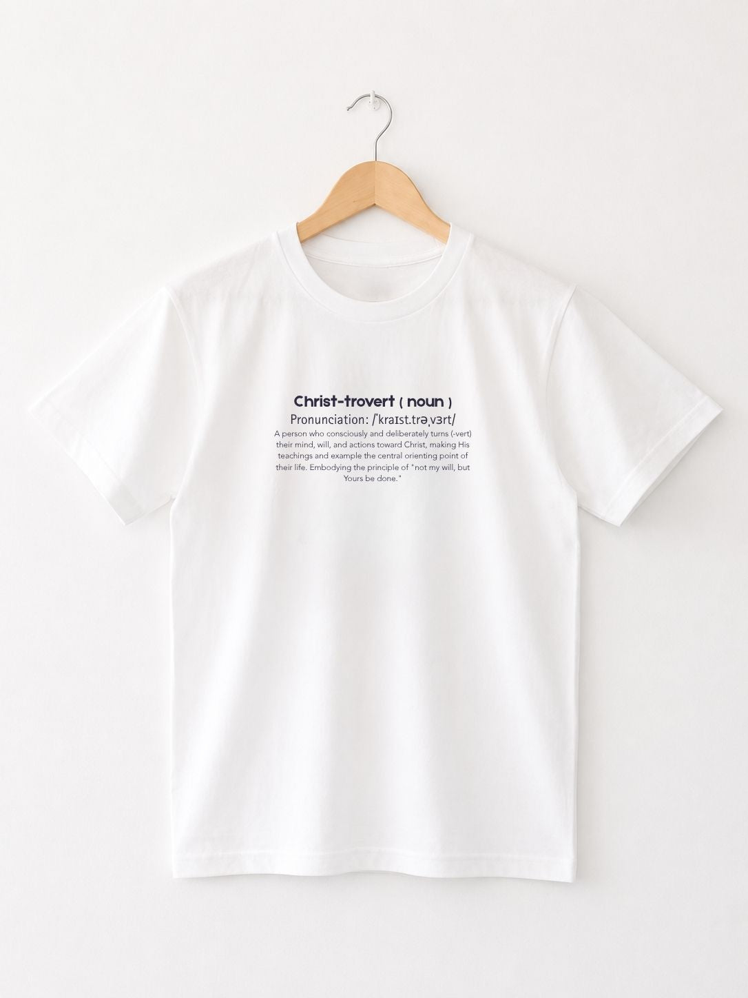 Christ-trovert Edition ‧ Japanese Heavyweight Cotton Short-Sleeve T-Shirt | White