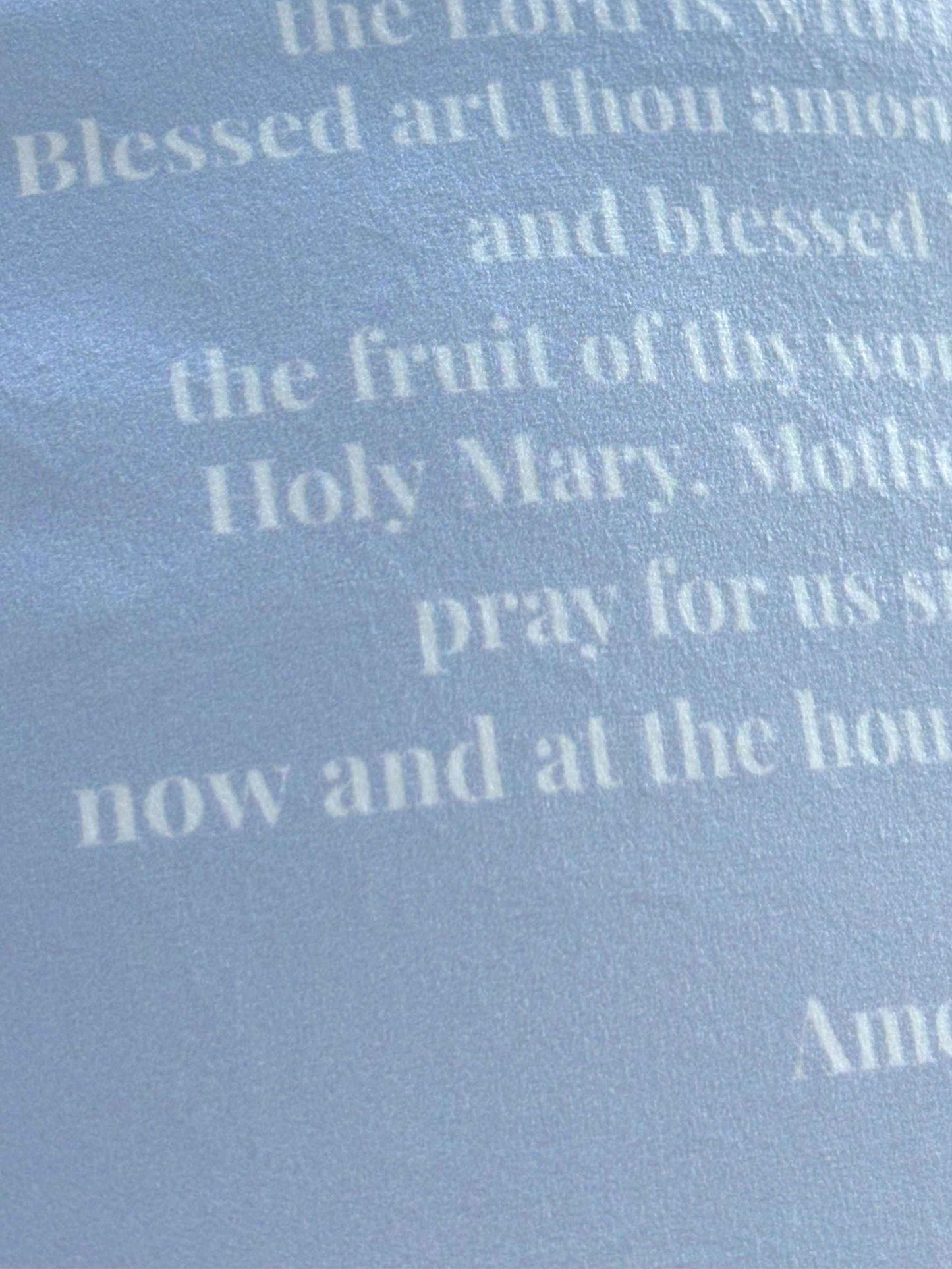 Treasured in Her Heart – Virgin Mary Edition · Cushion Hail Mary (English Version)