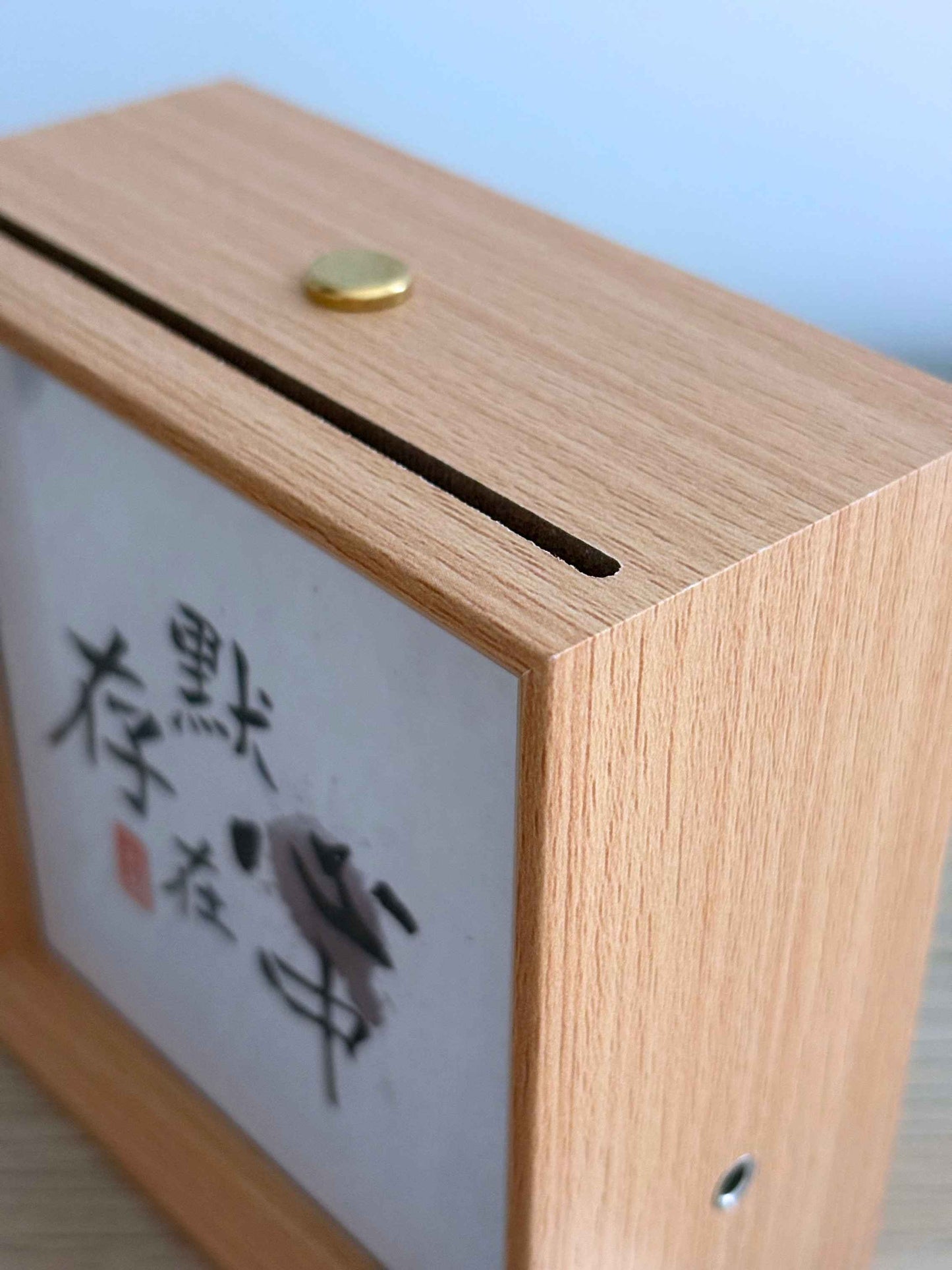 聖母「默存在心中」系列 ‧ 木盒 LED 小夜燈