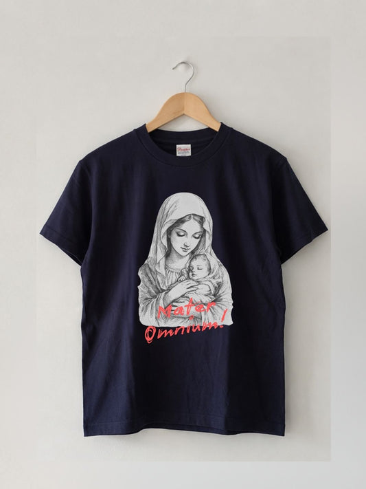 Mater Omnium – Mother of All Edition ‧ Premium Japanese Cotton Tee │ Navy