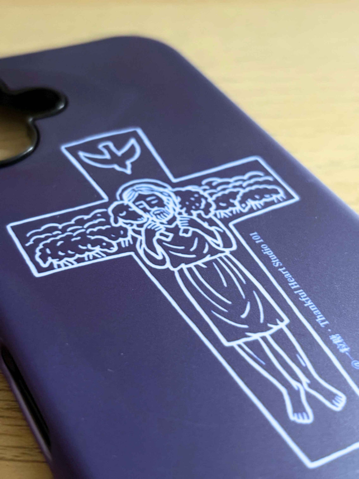 The Good Shepherd Cross of Pope Francis Edition ‧ Phone Case | Navy