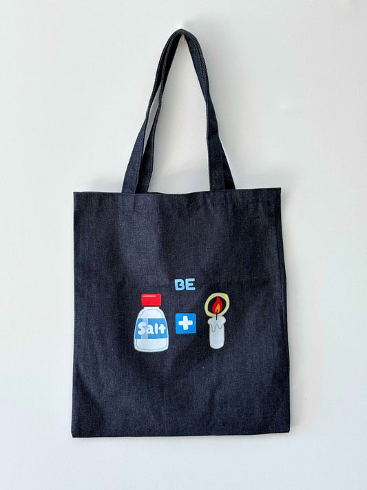 「成為鹽與光」系列 ‧ 牛仔布袋