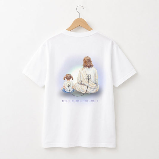 You Are the Source of My Strength Edition(Little Girl) ‧ Premium Japanese Cotton Tee │ White