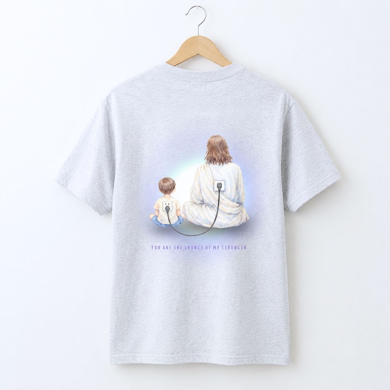 You Are the Source of My Strength Edition(Little Boy) ‧ Premium Japanese Cotton Tee │ Heather Grey