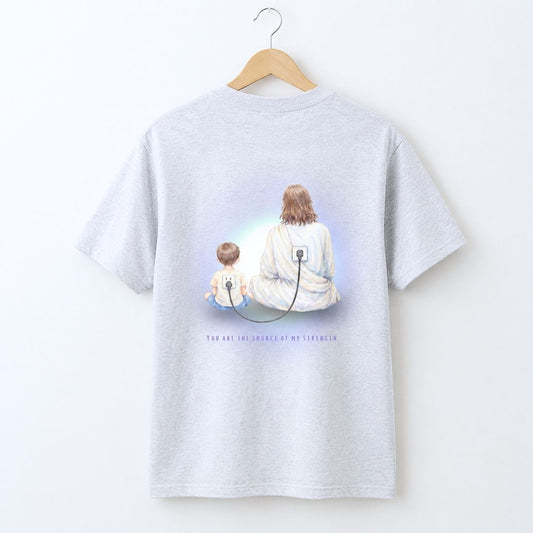 You Are the Source of My Strength Edition(Little Boy) ‧ Premium Japanese Cotton Tee │ Heather Grey