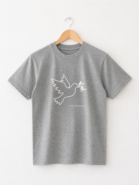 Agape Dove Edition・Premium Japanese Cotton Tee | Grey