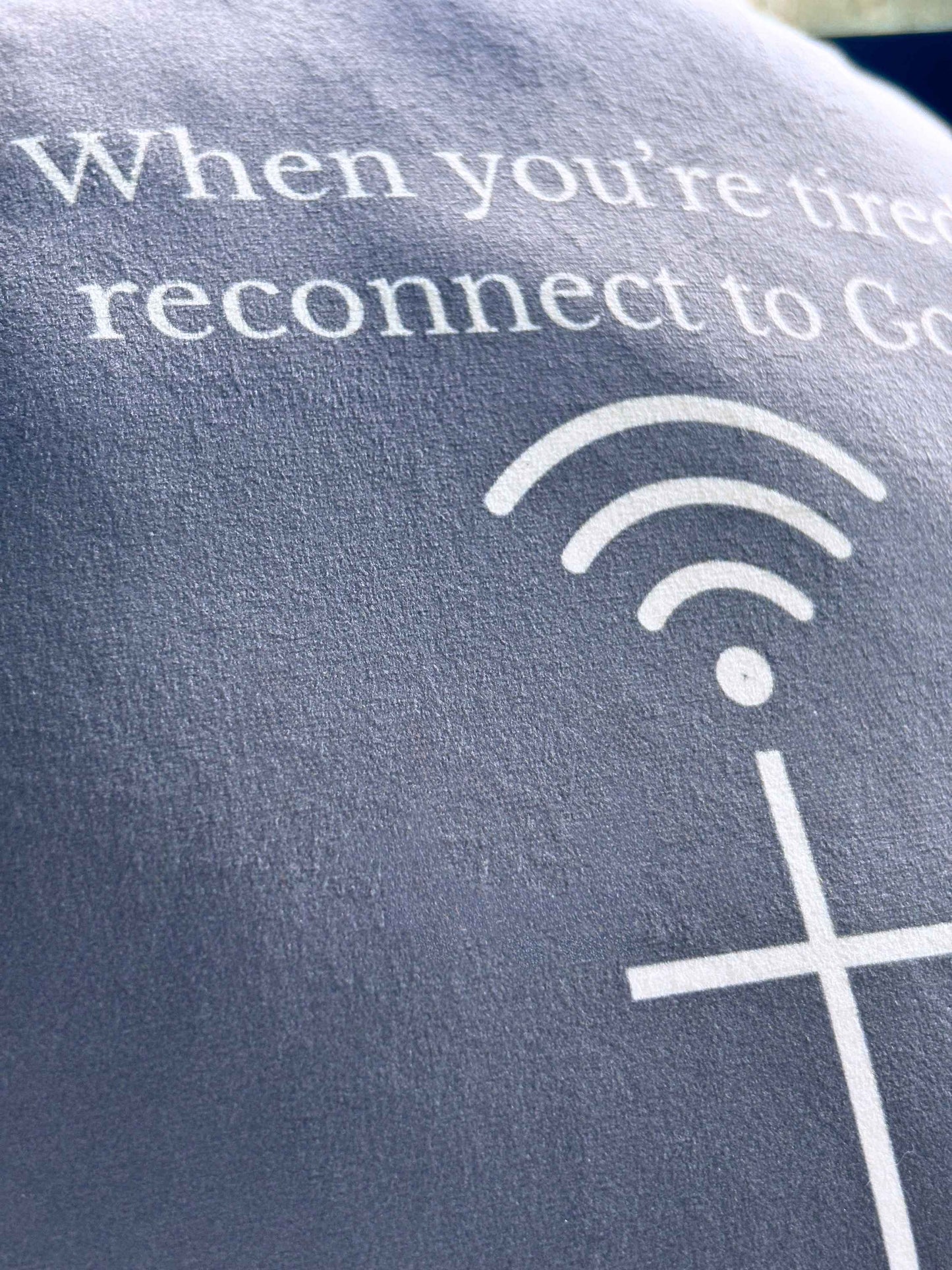 Reconnected Edition · Round Cushion │ Dark Grey