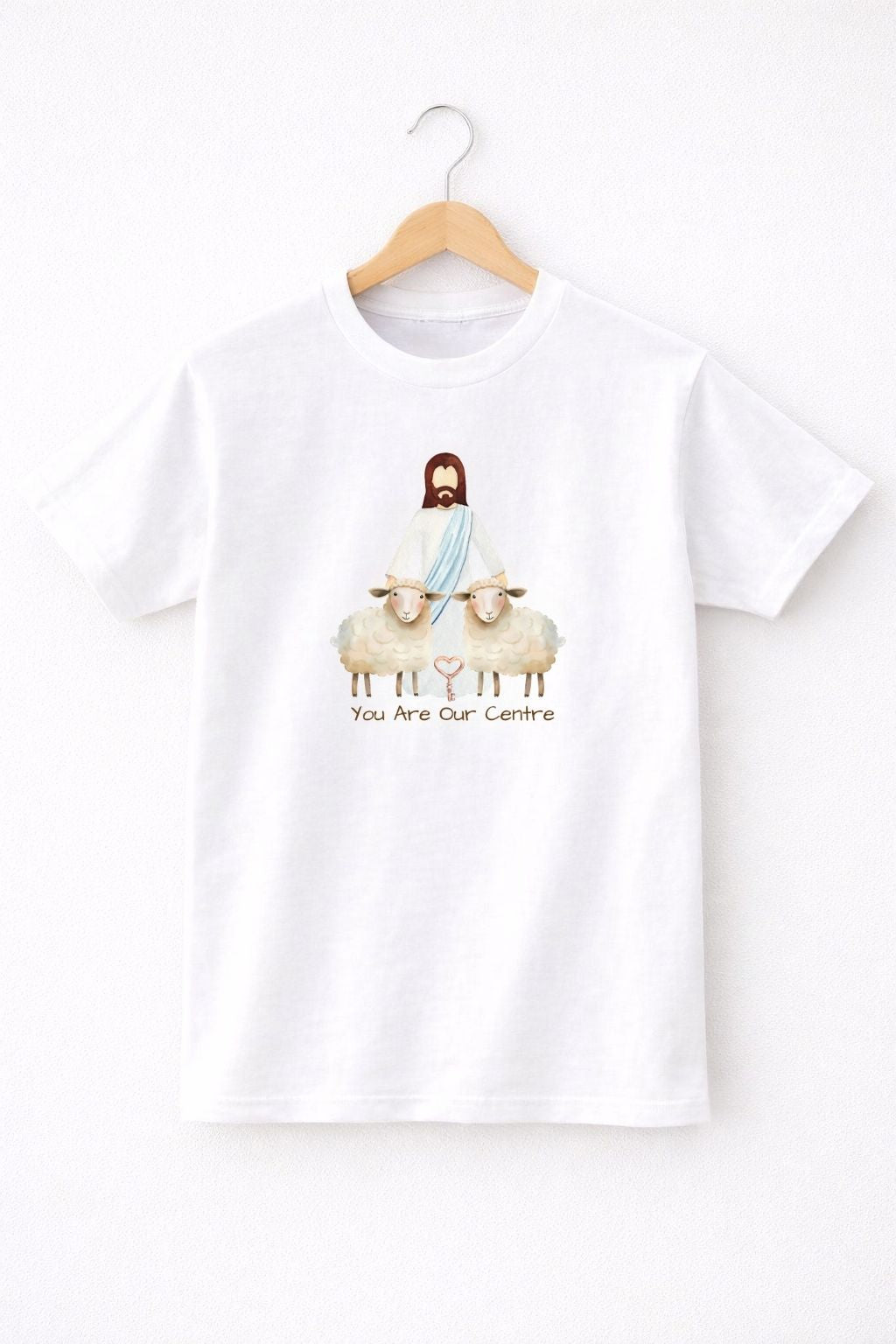 You are Our Centre 系列 ‧ 日本厚磅純棉短袖T恤 | 白色